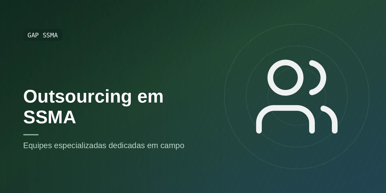 GAP SSMA — Outsourcing em SSMA